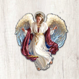 Decoración de puerta "Paz en la Tierra" de Gelsinger - Decoración navideña americana - 8461048H-1208