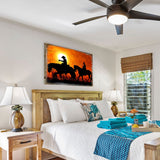 Arte de pared de madera de los Vaqueros Scheffler de Nature Wonders - Decoración de vida silvestre - 95230B