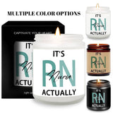 1pc Lavender Scented Candle 5.3oz Soybean Wax Best Nurse Ever Gifts Idea for Women Men RN Friend Nursing Supervisor Bestie Guy Cowoker Him Her on Practitioner School Nurse Graduation Thank You Appreciation Birthday Christmas