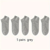 1/5/10 paires de chaussettes basses pour homme, respirantes et confortables, pour le printemps et l'été