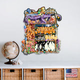 Colors Whimsical Wall Art by Laura Seeley - Love Family Kids Decor - 8513003-LS