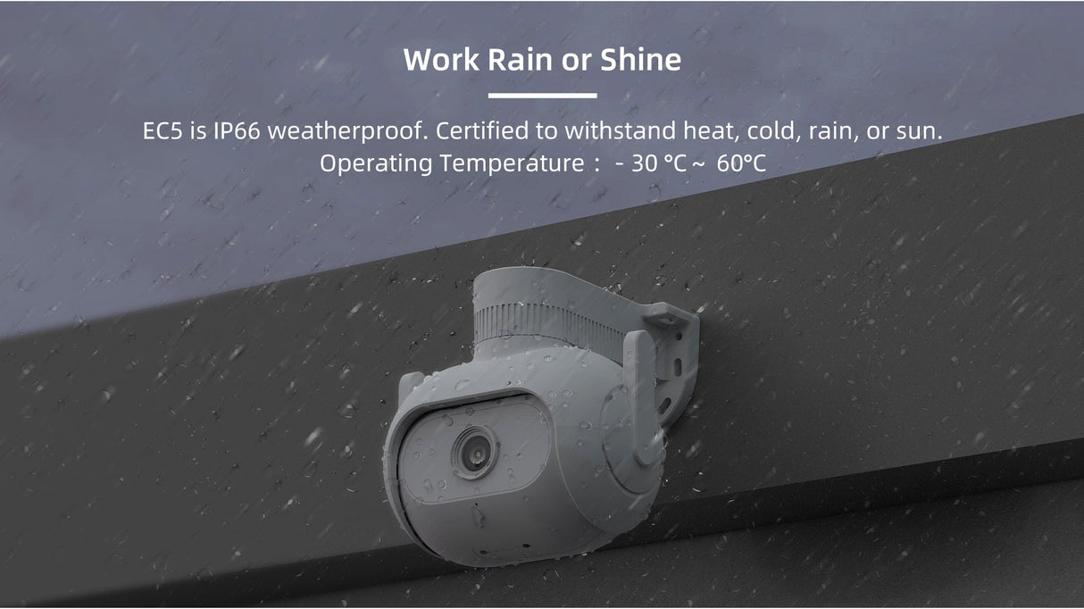 IMILAB EC5 Outdoor WiFi Security Camera - 2K Video, MiHome App Compatible
