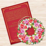 Flowers Summer Wreath Wooden Ornaments by G. DeBrekht - Easter Spring Decor - 8185303-2