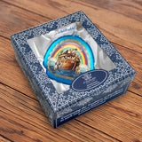 Noah's Arch Rainbow Glass Ornament by G. Debrekht - Christmas Decor - 756-022