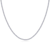 Solitude Luxury Fashion Set Mosan Diamond S925 Silver Necklace Rivaling Natural Diamonds - Lootquake