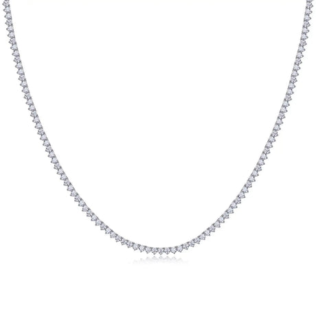 Solitude Luxury Fashion Set Mosan Diamond S925 Silver Necklace Rivaling Natural Diamonds - Lootquake