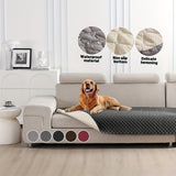 Waterproof & Non-Slip Dog Mattress Cover for Beds, Sofas, Cars | Super Soft Pet Blanket with Incontinence Protection | Machine Washable Furniture Protector Pad, Puppy Bedspread, Durable Dog Carpet