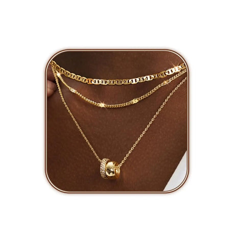 Necklace Zircon-laid Necklace Suit Women - Lootquake