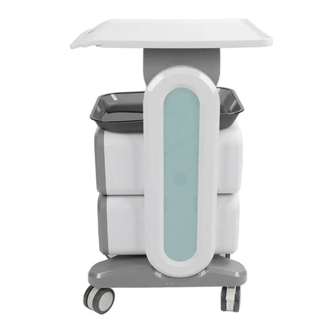 Mobile Medical Trolley Cart Enlarged Tabletop Double Drawer Multifunctional Medical Cart for Beauty Salon Clinic - Lootquake