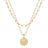 Weiyanfnr Gold Initial Necklaces for Women Gold Chain Necklace Layered Paperclip Chain Necklaces for Women Jewelry Gifts (T) - Lootquake
