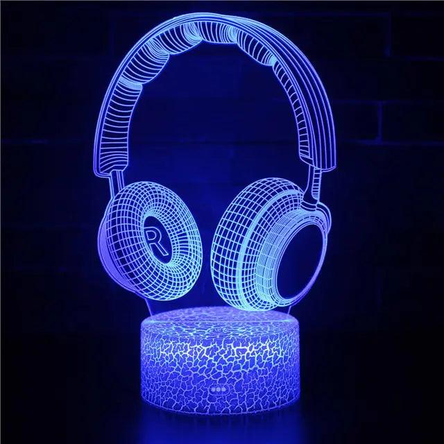 3D LED RGB Gamer Light