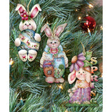 Spring Wooden Ornaments Set of 3 by Jamie Mills-Price - Easter Spring Decor - 8100085S3-MP