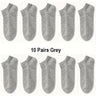 1/5/10 paires de chaussettes basses pour homme, respirantes et confortables, pour le printemps et l'été