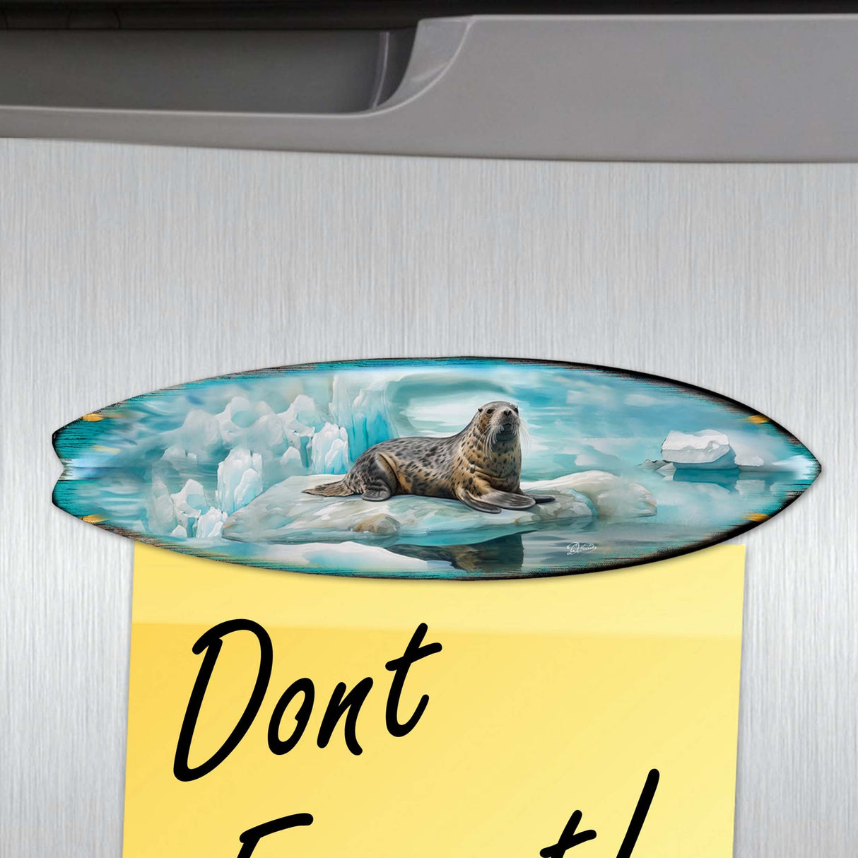 Ocean Style Surfboards Decorative Wooden Magnets Set of 6 by G. Debrekht - Coastal Decor - 8090067G-S6