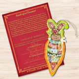 Carrot Bonney Wooden Ornaments Spring by Jamie Mills-Price - Easter Spring Decor - 8457609