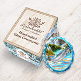 Salmon Mercury Glass Ornament by G. DeBrekht - Wildlife Holiday Decor - 771055