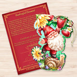 Gnomes Wooden Ornaments Set of 3 by Gelsinger - Christmas Santa Snowman Decor - 8461060-S3-DG