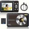Digital Camera, 1080P FHD Camera 44MP Point And Shoot Digital Camera, 16X Zoom Compact Portable Point Shoot Camera Suitable For Thanksgiving Christmas And New Year Gifts