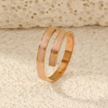 Design Titanium Steel Cross Open Adjustable Ring - Lootquake