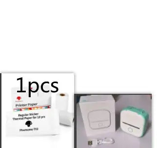 Portable Mini Printer for Students and Hobbyists, Bluetooth Thermal Label Printer