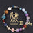 Twelve Constellation Constellation Bracelet Natural Stone Cut Color - Lootquake