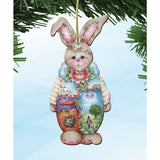 Bella Bunny Wooden Ornaments Easter by Jamie Mills-Price - Easter Spring Decor - 8457601