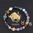Twelve Constellation Constellation Bracelet Natural Stone Cut Color - Lootquake