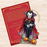 Dracula Wooden Ornaments by G. Debrekht  - Halloween Decor - 8652822