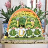 Decoración navideña para puerta con gnomo de San Patricio, de Susan Winget - Decoración celta - 8471110H-SW