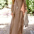 Women's V-neck Solid Color Fashionable Dress - Lootquake