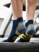 3Pair Professional Fitness Sports Socks Towel Bottom Non-Slip Running Socks Men Women Short Quick-Drying Basketball Training Sox