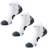 3Pair Professional Fitness Sports Socks Towel Bottom Non-Slip Running Socks Men Women Short Quick-Drying Basketball Training Sox