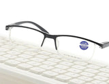 BrightVision 4-Pack Spring Hinge Anti-Blue Light Readers - Stylish Protection for Your Eyes