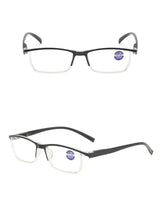 BrightVision 4-Pack Spring Hinge Anti-Blue Light Readers - Stylish Protection for Your Eyes