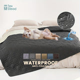 1 funda de cama para perro y manta para mascotas, sofá, colchón, protector de incontinencia para coche, funda de sofá para la mayoría de gatos y perros.