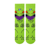 1 par de calcetines deportivos con estampado de anime de moda para adolescentes, transpirables, cómodos y casuales, unisex, para exteriores y todas las estaciones.