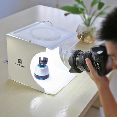 2 LED panels mini folding portable studio - Lootquake