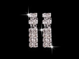 4 Pieces Rhinestones Necklace Set With Earrings Ring And Bracelet Fashion Jewelry For Women - Lootquake