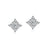 S925 Sterling Silver Diamond Flower Earrings - Lootquake