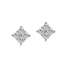 S925 Sterling Silver Diamond Flower Earrings - Lootquake