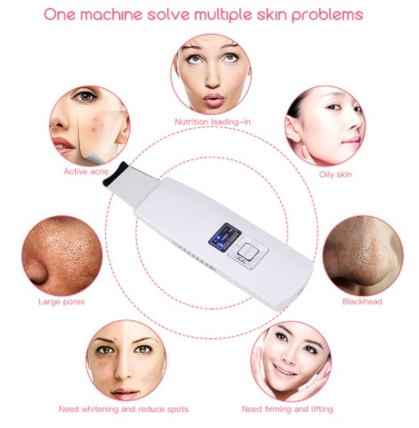 Ultrasonic Skin Scrubber Blackhead Removal