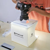 2 LED panels mini folding portable studio - Lootquake