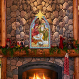 Nativity Manger Star Nativity Door Decor by G. DeBrekht - Nativity Holiday Decor - 8121301H