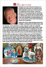 Santa Express Wreath Sculpted Hand-Painted Christmas Ornament by G. DeBrekht - Santa Snowman Christmas Decor - 610315
