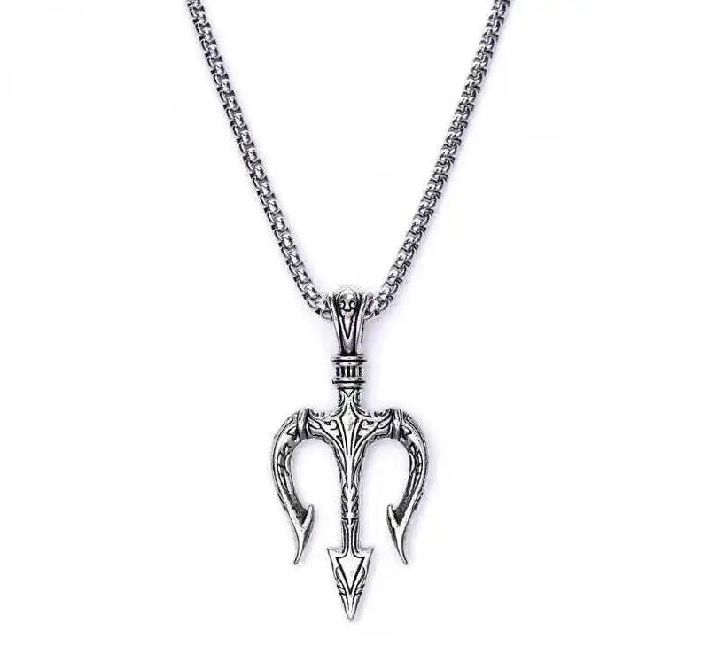 Sea King Trident Cross Border Necklace Pendant - Lootquake