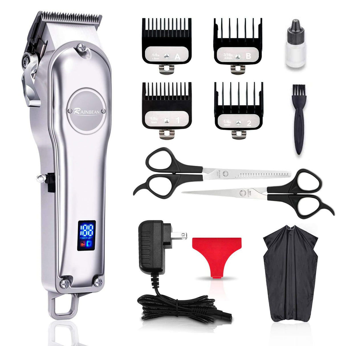 3-in-1 Waterproof Hair Trimmer and Grooming Kit