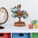 Carousel Elephant Christmas Holiday Door Decor by G. DeBrekht - Carousel Holiday Decor - 8114043H