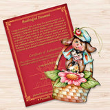 Flower Basket Friends! Wooden Ornaments by Jamie Mills-Price - Easter Spring Decor - 8457607