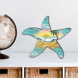 Decoración costera para puertas con estrellas de mar de G. DeBrekht - Decoración costera navideña - 8198531H