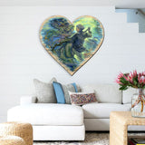 For the Love of a Mermaid Wall Hanger by Josephine Wall - Coastal Sea-Life Decor - 8472111H-JW